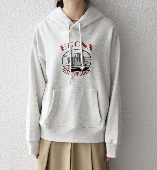 SHIPS any「【SHIPS any別注】THE KNiTS:〈洗濯機可能〉ロゴプリント フーディー 26AW」|パーカー|