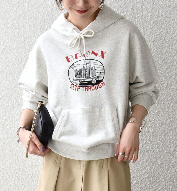 SHIPS any「【SHIPS any別注】THE KNiTS:〈洗濯機可能〉ロゴプリント フーディー 26AW」|パーカー|