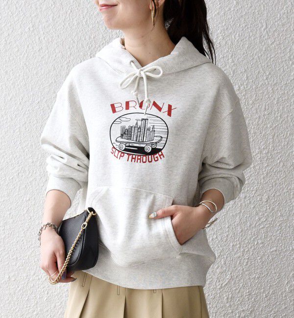 SHIPS any「【SHIPS any別注】THE KNiTS:〈洗濯機可能〉ロゴプリント フーディー 26AW」|パーカー|