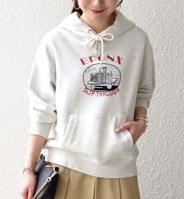 SHIPS any「【SHIPS any別注】THE KNiTS:〈洗濯機可能〉ロゴプリント フーディー 26AW」|パーカー|