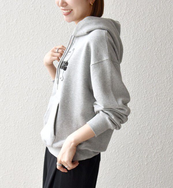 SHIPS any「【SHIPS any別注】THE KNiTS:〈洗濯機可能〉ロゴプリント フーディー 26AW」|パーカー|