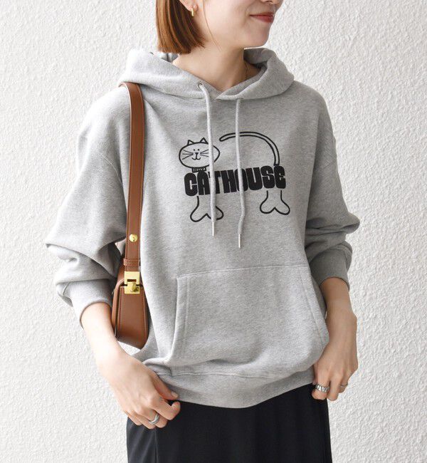 SHIPS any「【SHIPS any別注】THE KNiTS:〈洗濯機可能〉ロゴプリント フーディー 26AW」|パーカー|
