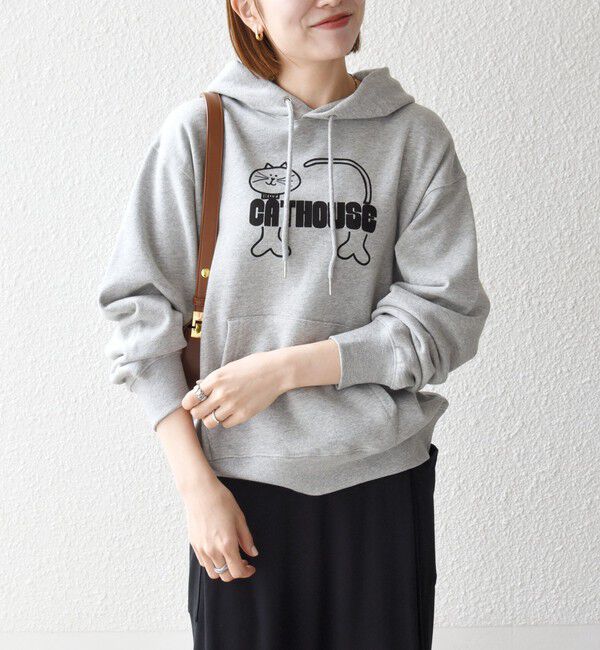 SHIPS any「【SHIPS any別注】THE KNiTS:〈洗濯機可能〉ロゴプリント フーディー 26AW」|パーカー|