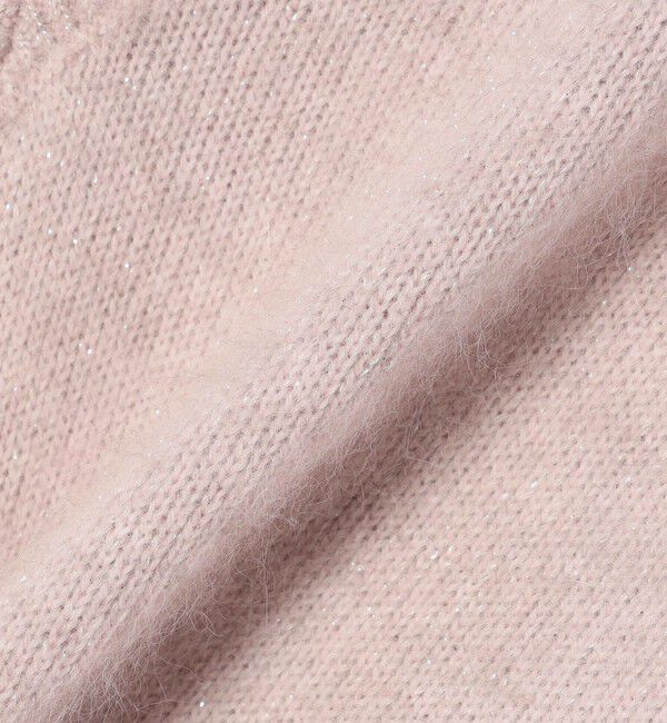SHIPS for women「《予約》〈手洗い可能〉フォックス ラメ Vネック ニット」|ニット・セーター|