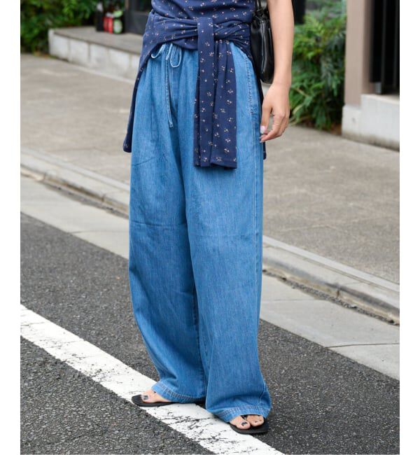 OUTDOOR PRODUCTS Usual Things「追加 ULTデニムイージースラックス」|デニム|