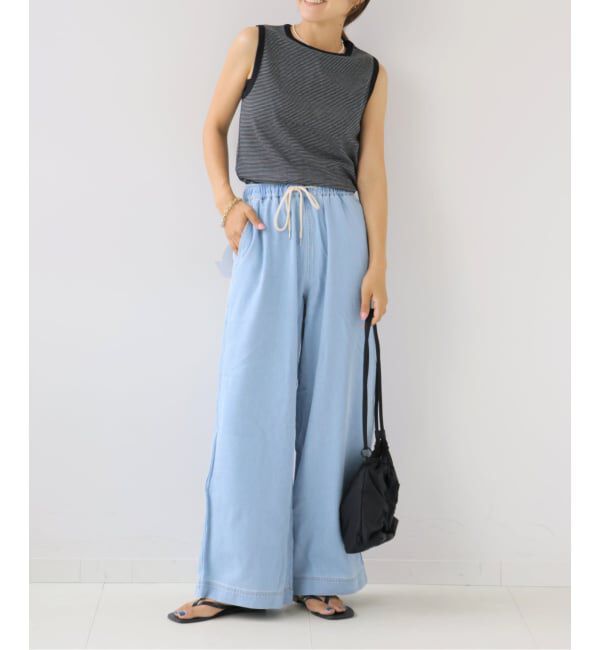 OUTDOOR PRODUCTS Usual Things「PICCADILLY ex イージーデニムトラウザー」|デニム|