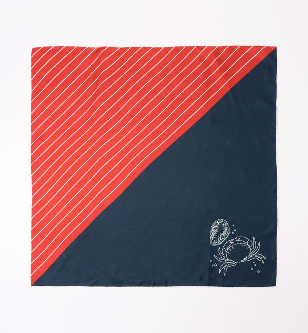 TOMORROWLAND GOODS「sense the pebble Swan シルクスカーフ」|バンダナ・スカーフ|