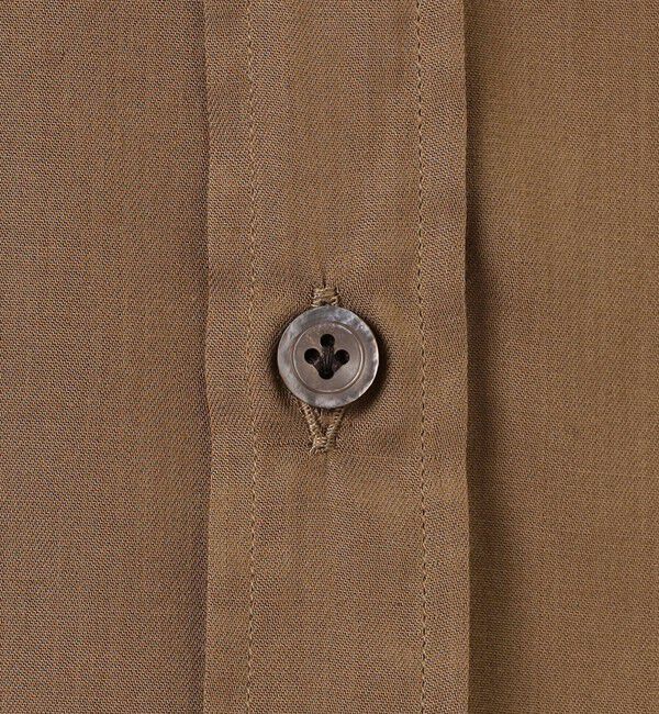 TOMORROWLAND BUYING WEAR「ERRICO FORMICOLA セルロースコットン タブカラーロングスリーブシャツ」|シャツ・ブラウス|