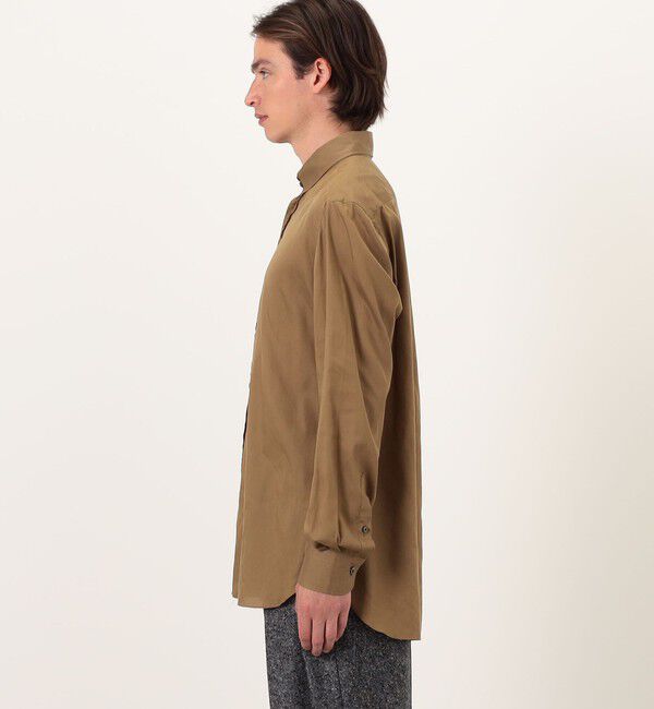 TOMORROWLAND BUYING WEAR「ERRICO FORMICOLA セルロースコットン タブカラーロングスリーブシャツ」|シャツ・ブラウス|