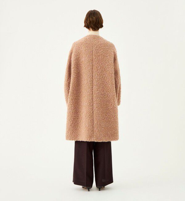 Ballsey「Danielle ミドルコート」|ノーカラーコート|
