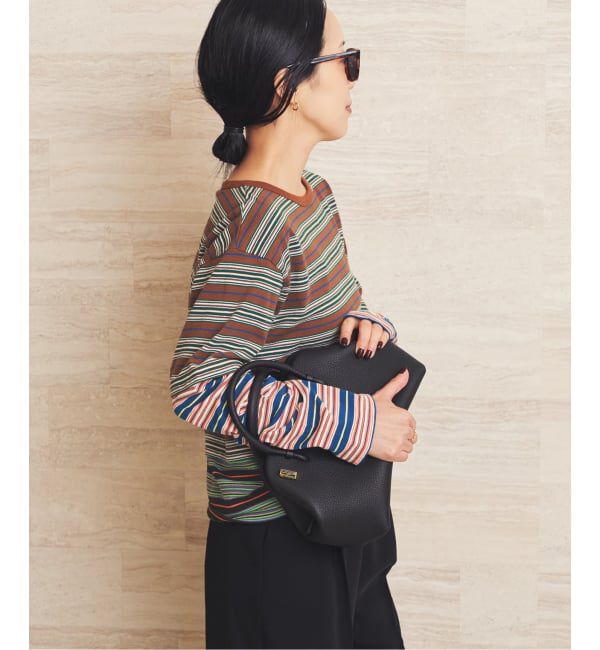 Plage「《予約》Girls Department Club TRIPLE BORDER LAYE トップス」|Tシャツ・カットソー|