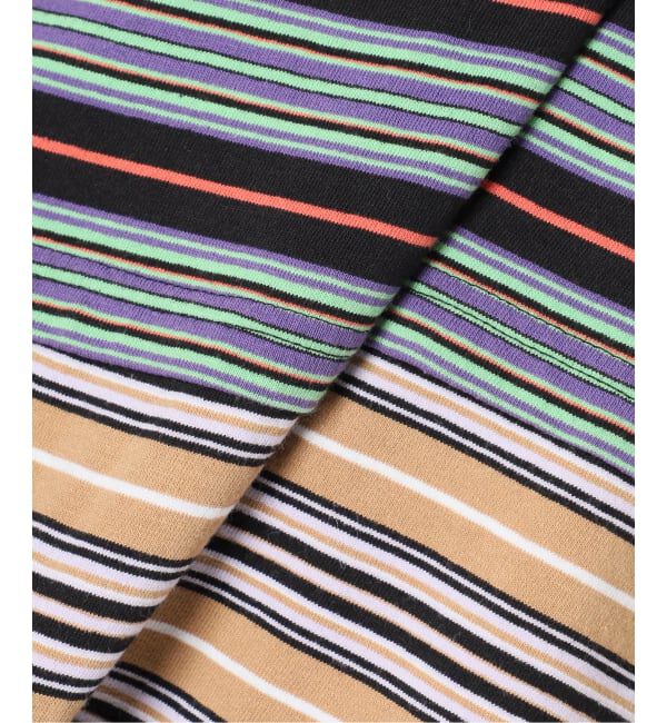 Plage「《予約》Girls Department Club TRIPLE BORDER LAYE トップス」|Tシャツ・カットソー|