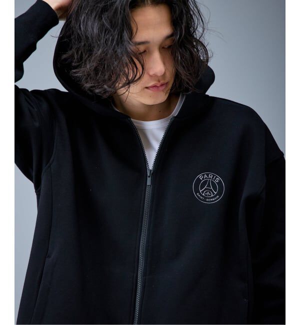 Paris Saint-Germain「【Paris Saint-Germain / パリ・サン＝ジェルマン】JP DUAL LAYER ZIP」|パーカー|ブラック