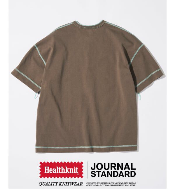 JOURNAL STANDARD「Healthknit / ヘルスニット 別注 ヘンリーネックTシャツ」|Tシャツ・カットソー|
