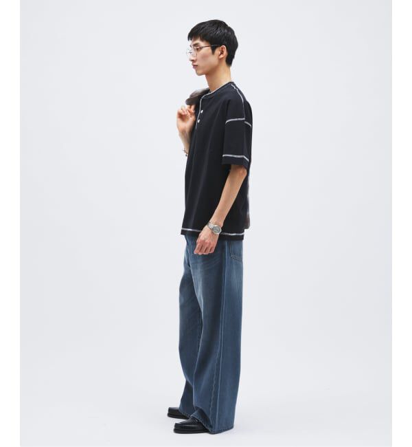 JOURNAL STANDARD「Healthknit / ヘルスニット 別注 ヘンリーネックTシャツ」|Tシャツ・カットソー|