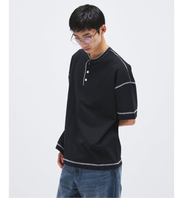 JOURNAL STANDARD「Healthknit / ヘルスニット 別注 ヘンリーネックTシャツ」|Tシャツ・カットソー|