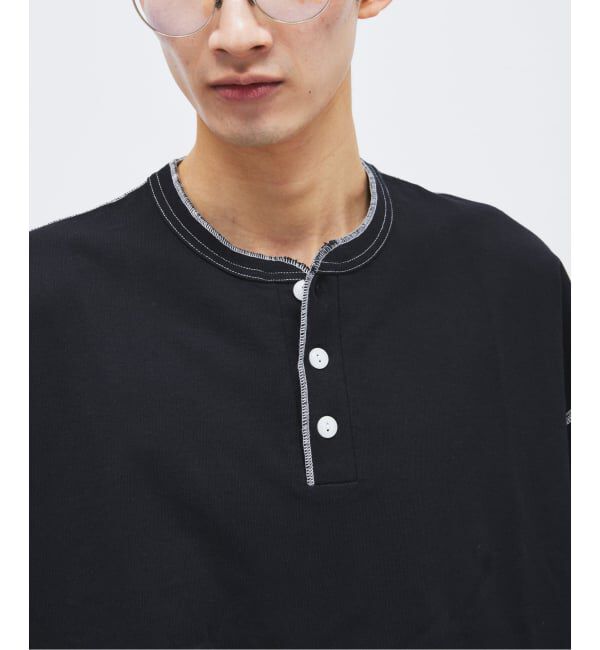 JOURNAL STANDARD「Healthknit / ヘルスニット 別注 ヘンリーネックTシャツ」|Tシャツ・カットソー|