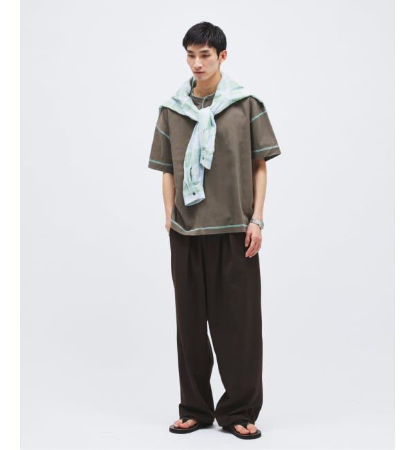 JOURNAL STANDARD「Healthknit / ヘルスニット 別注 ヘンリーネックTシャツ」|Tシャツ・カットソー|