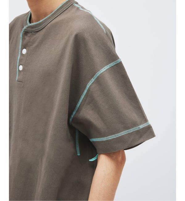 JOURNAL STANDARD「Healthknit / ヘルスニット 別注 ヘンリーネックTシャツ」|Tシャツ・カットソー|