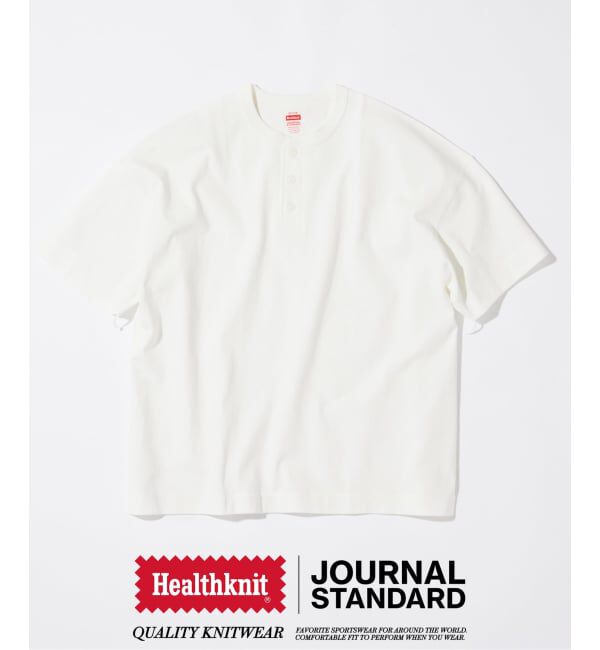 JOURNAL STANDARD「Healthknit / ヘルスニット 別注 ヘンリーネックTシャツ」|Tシャツ・カットソー|