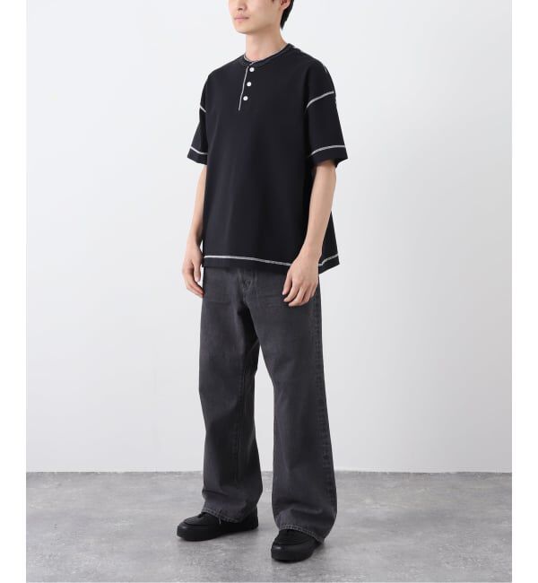 JOURNAL STANDARD「Healthknit / ヘルスニット 別注 ヘンリーネックTシャツ」|Tシャツ・カットソー|