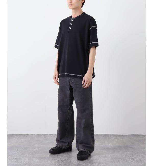 JOURNAL STANDARD「Healthknit / ヘルスニット 別注 ヘンリーネックTシャツ」|Tシャツ・カットソー|