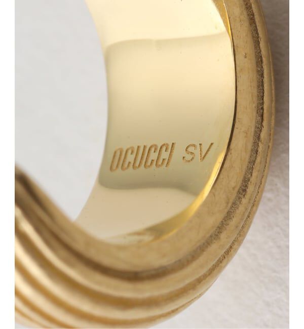 journal standard L'essage「OCUCCI/オクチ Pierce Hoop-stripe ピアス」|ピアス|