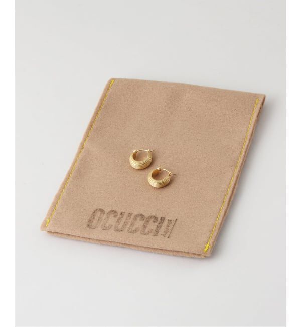 journal standard L'essage「OCUCCI/オクチ Pierce Hoop-stripe ピアス」|ピアス|