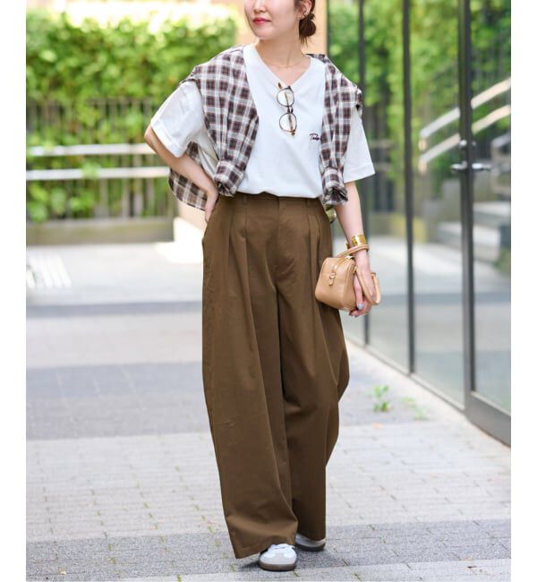 JOURNAL STANDARD relume「《追加3》刺繍ロゴハーフスリーブT」|Tシャツ・カットソー|
