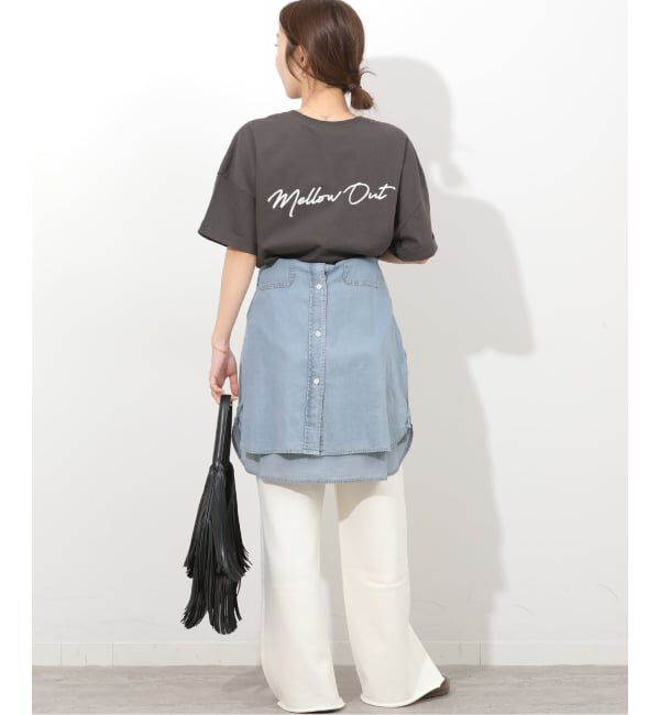 JOURNAL STANDARD relume「《追加3》刺繍ロゴハーフスリーブT」|Tシャツ・カットソー|