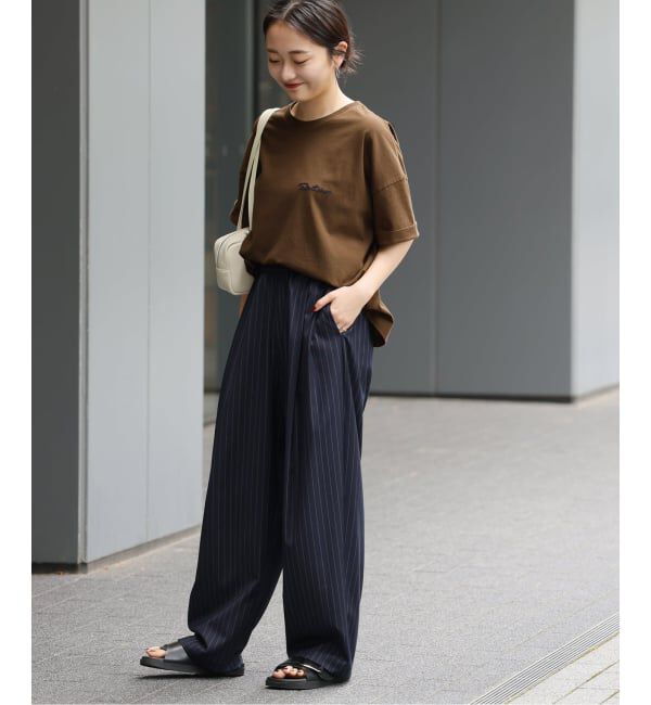 JOURNAL STANDARD relume「《追加3》刺繍ロゴハーフスリーブT」|Tシャツ・カットソー|