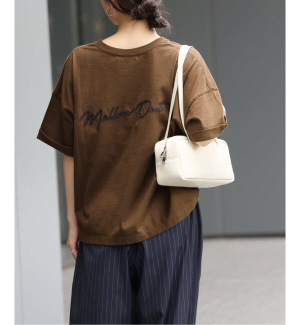 JOURNAL STANDARD relume「《追加3》刺繍ロゴハーフスリーブT」|Tシャツ・カットソー|