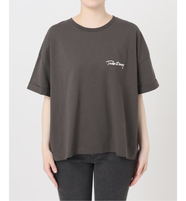 JOURNAL STANDARD relume「《追加3》刺繍ロゴハーフスリーブT」|Tシャツ・カットソー|