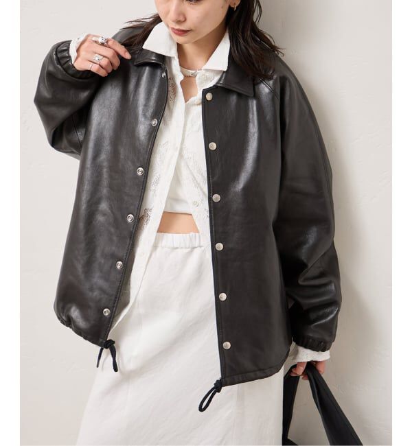 JOURNAL STANDARD「別注【Schott/ショット】for JS ラムレザー コーチジャケット」|ライダースジャケット|