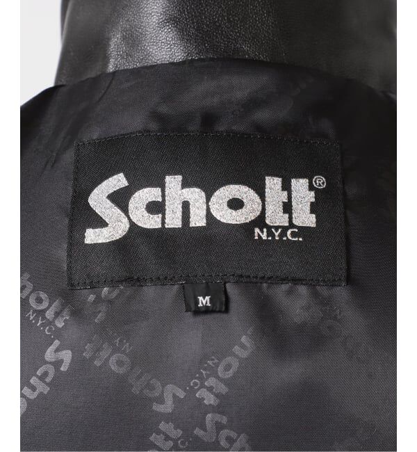 JOURNAL STANDARD「別注【Schott/ショット】for JS ラムレザー コーチジャケット」|ライダースジャケット|