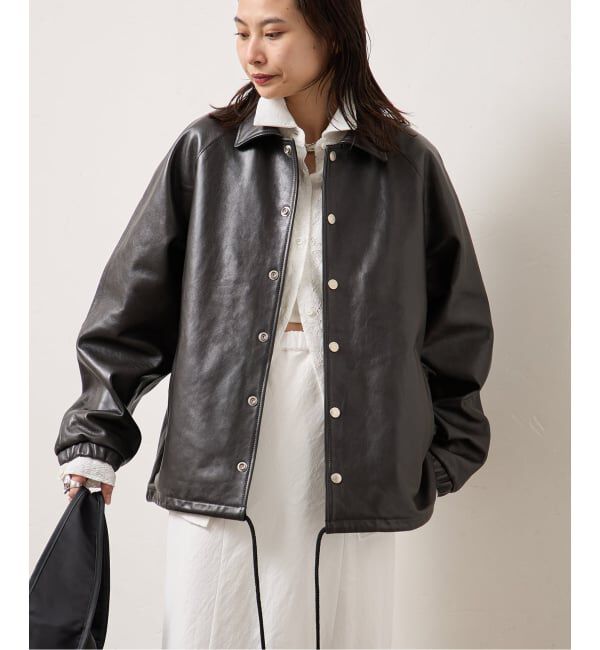 JOURNAL STANDARD「別注【Schott/ショット】for JS ラムレザー コーチジャケット」|ライダースジャケット|
