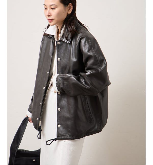 JOURNAL STANDARD「別注【Schott/ショット】for JS ラムレザー コーチジャケット」|ライダースジャケット|