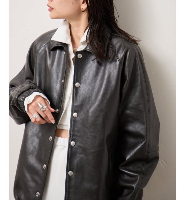 JOURNAL STANDARD「別注【Schott/ショット】for JS ラムレザー コーチジャケット」|ライダースジャケット|