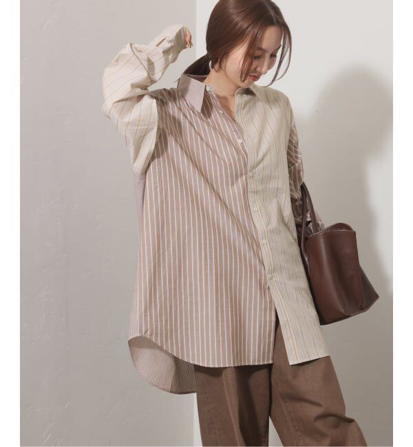 JOURNAL STANDARD relume「別注【Dan River/ダンリバー】クレイジーパターンビッグシャツ」|シャツ・ブラウス|ベージュ