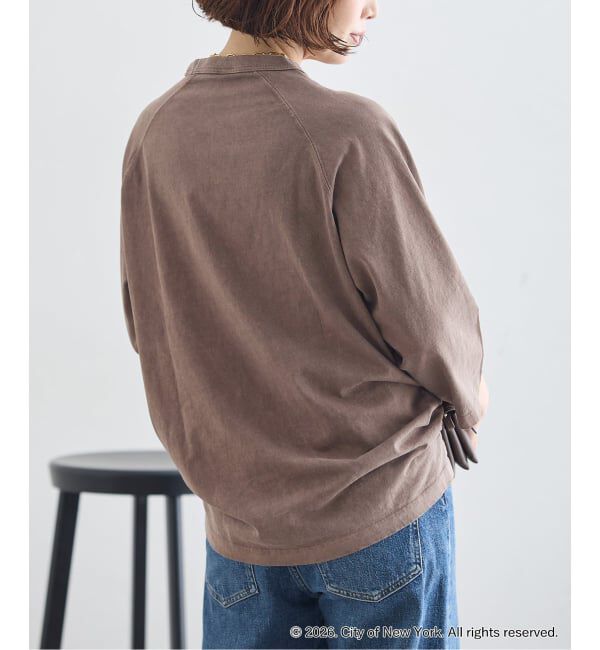 journal standard L'essage「ラグランピグメントTシャツ(NYC)」|Tシャツ・カットソー|