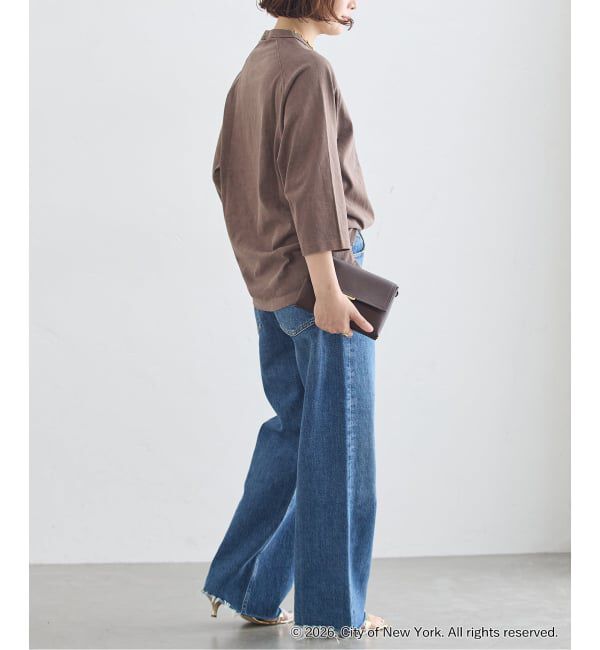 journal standard L'essage「ラグランピグメントTシャツ(NYC)」|Tシャツ・カットソー|