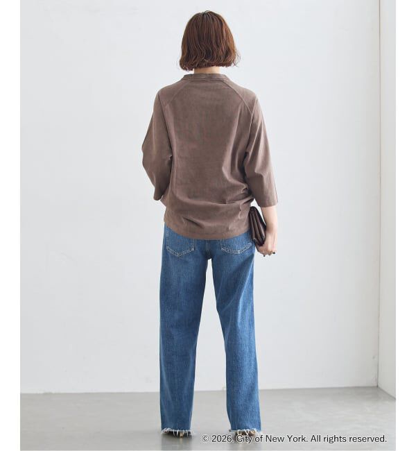 journal standard L'essage「ラグランピグメントTシャツ(NYC)」|Tシャツ・カットソー|