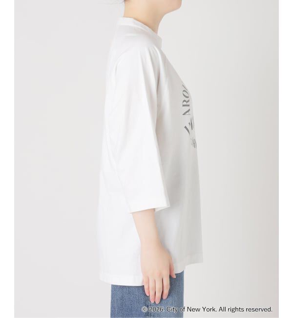 journal standard L'essage「ラグランピグメントTシャツ(NYC)」|Tシャツ・カットソー|
