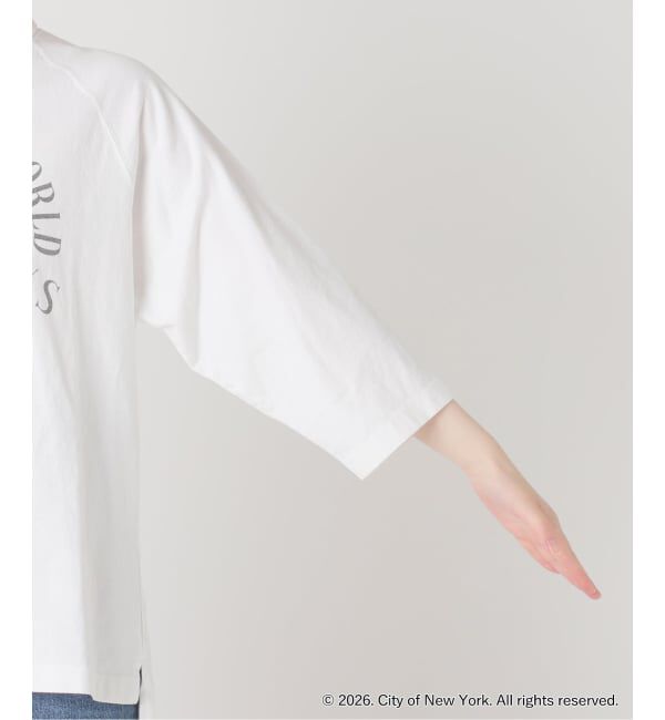 journal standard L'essage「ラグランピグメントTシャツ(NYC)」|Tシャツ・カットソー|