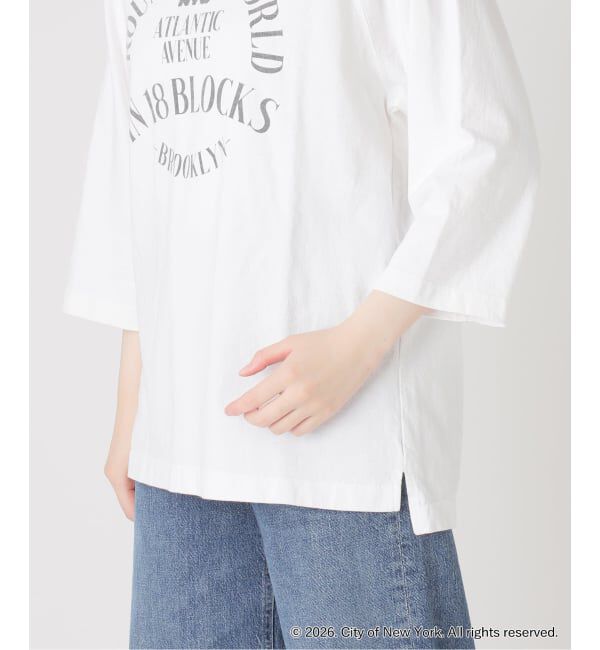 journal standard L'essage「ラグランピグメントTシャツ(NYC)」|Tシャツ・カットソー|