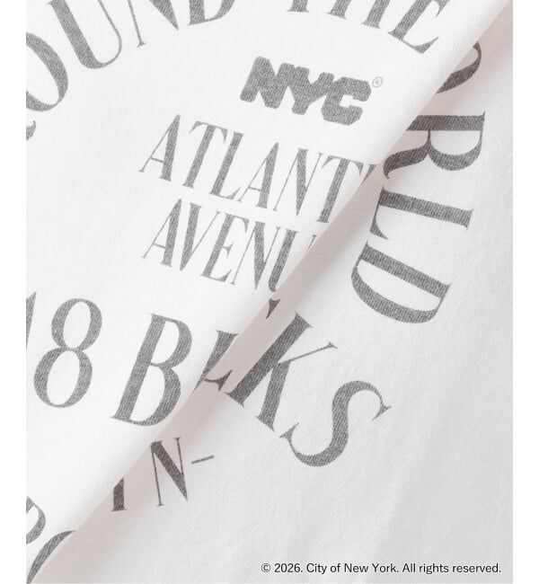 journal standard L'essage「ラグランピグメントTシャツ(NYC)」|Tシャツ・カットソー|