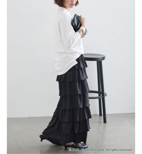 journal standard L'essage「ラグランピグメントTシャツ(NYC)」|Tシャツ・カットソー|