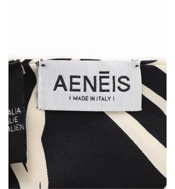 journal standard L'essage「AENEIS/エネス Nostalgia FLowers Fringed Silk Scarf スカーフ」|バンダナ・スカーフ|
