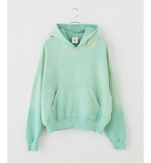 JOURNAL STANDARD「【MOOJI MOOJI / ム―ジ ム―ジ】OVERSIZED CROP HOODIE AGED」|パーカー|グリーン