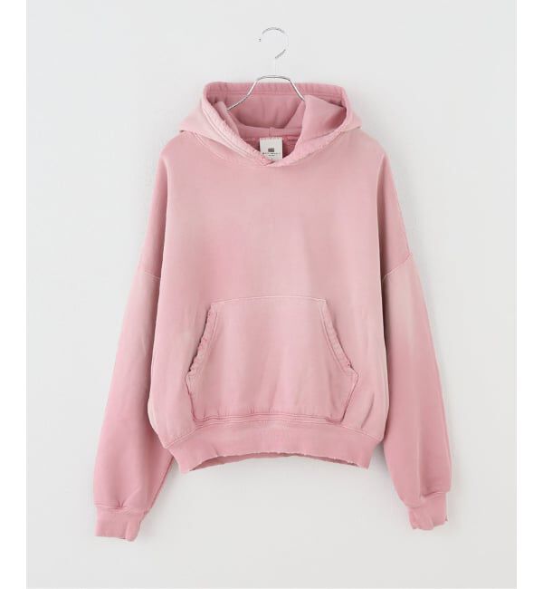 JOURNAL STANDARD「【MOOJI MOOJI / ム―ジ ム―ジ】OVERSIZED CROP HOODIE AGED」|パーカー|ピンク